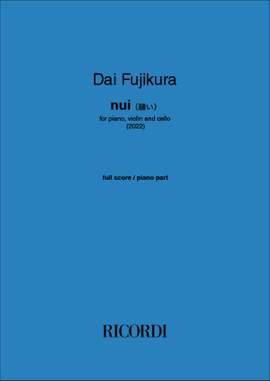 Dai Fujikura: nui（縫い）