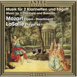 Musik fuer 2 Klarinetten und Fagott