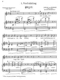 Webern, Anton: Three Poems for Voice and Piano (Performance score for voice & piano)