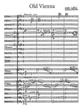 Weigl, Karl: Old Vienna (originally titled Tänze aus Wien / Dances from Vienna), 1939