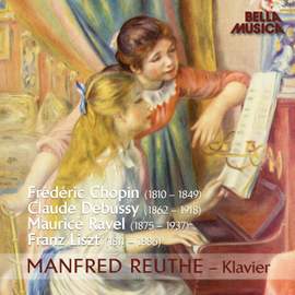 Klavierwerke von Chopin, Debussy, Ravel und Liszt