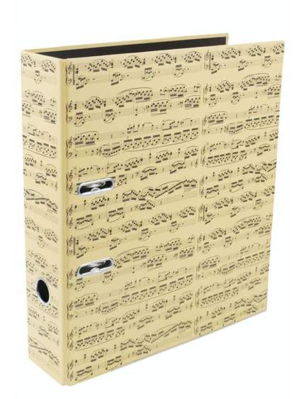 Lever arch folder notelines creme A4/70 mm