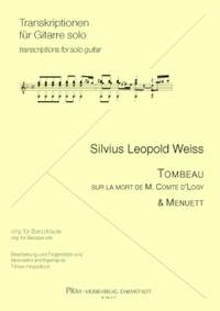 Weiss, S L: Tombeau sur la mort de de M. Comte de Logy & Menuett