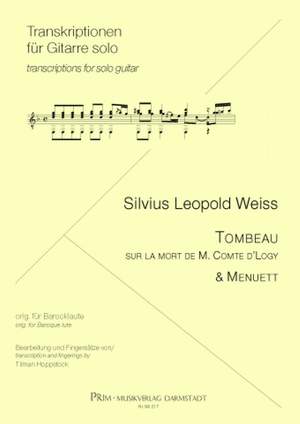Weiss, S L: Tombeau sur la mort de de M. Comte de Logy & Menuett