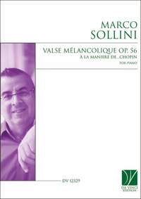 Marco Sollini: Valse mélancolique Op. 56, for Piano