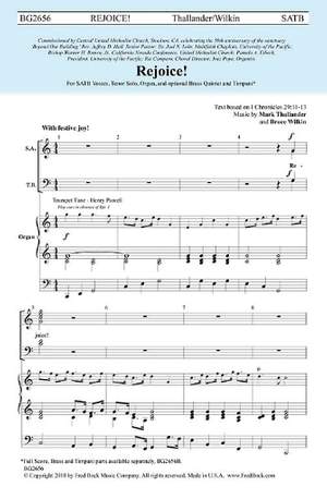 Bruce Wilkin: Rejoice