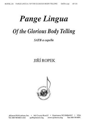 Jirí Ropek: Pange Lingua
