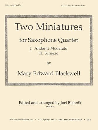 Two Miniatures - Sax Qt