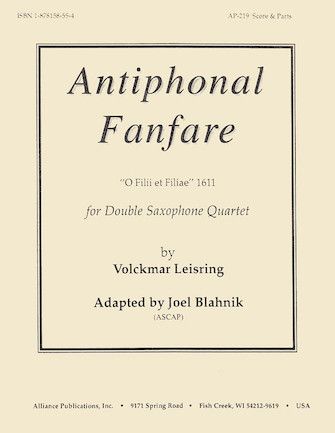 Antiphonal Fanfare - Sax - Set
