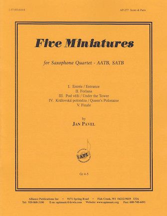 Five Miniatures - Sax Qt