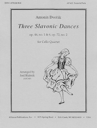 Three Slavonic Dances - Cello Qt