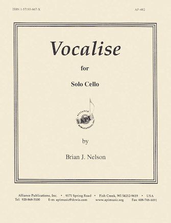 Vocalise For Solo Cello