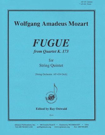 Fugue From Quartet K. 173 - Set