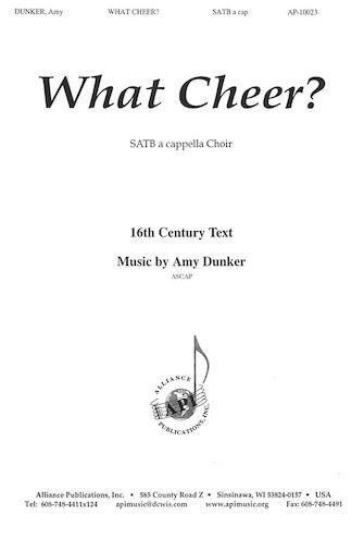 Amy Dunker: What Cheer?