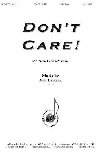Amy Dunker: Don't Care