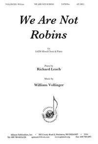 William Vollinger: We Are Not Robins