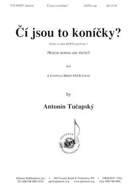 Antonín Tucapsky: Ci Jsou To Konicky?