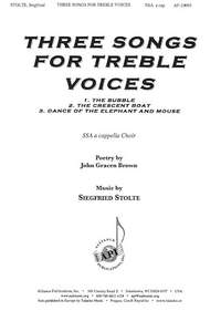 Siegfried Stolte: Three Songs for Treble Voices