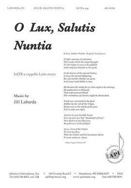 Jiri Laburda: O Lux, Salutis Nuntia