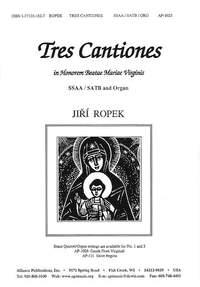 Jirí Ropek: Tres Cantiones in Honorem Beatae M Virginem