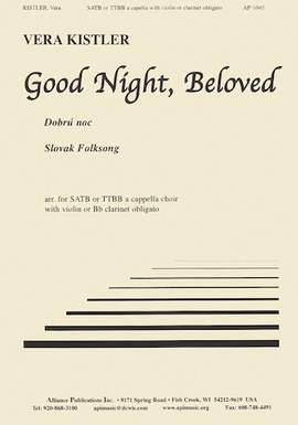 Vera Kistler: Dobru Noc/Good Night, Beloved