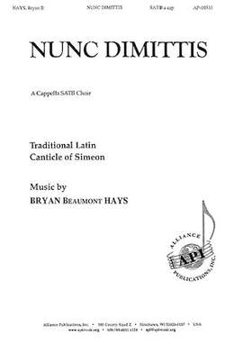 Bryan Beaumont Hays: Nunc Dimittis