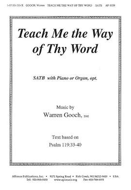 Warren Gooch: Teach Me the Way of thy Word
