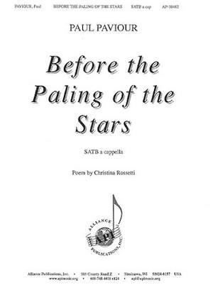 Paul Paviour: Before the Paling of the Stars