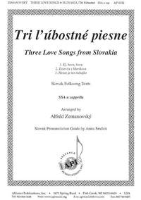Alfred Zemanovsky: Three Lovesongs