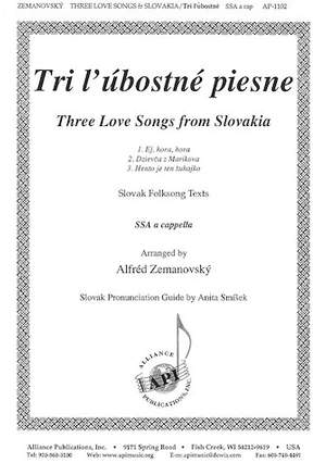 Alfred Zemanovsky: Three Lovesongs
