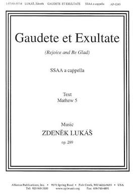 Zdenek Lukás: Gaudete Et Exsultate