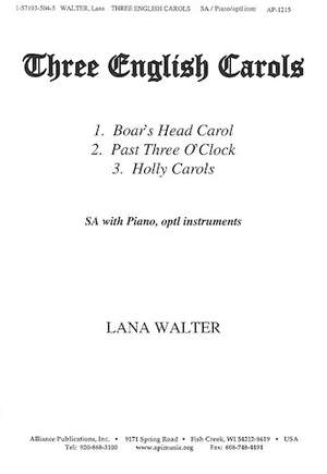 Lana Walter: Three English Carols