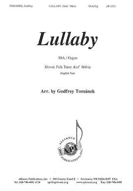 Godfrey Tománek: Lullaby/Ked Maria