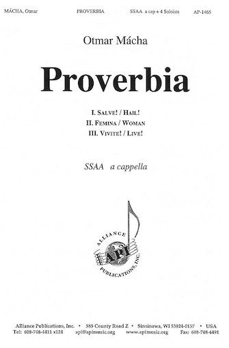 Otmar Mácha: Proverbia