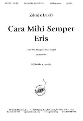Zdenek Lukás: Cara Mihi Semper Eris