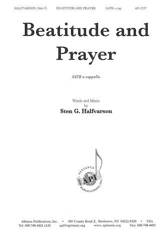 Sten G. Halfvarson: Beatitude and Prayer