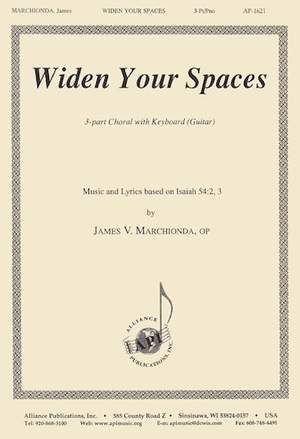 James V. Marchionda: Widen Your Spaces