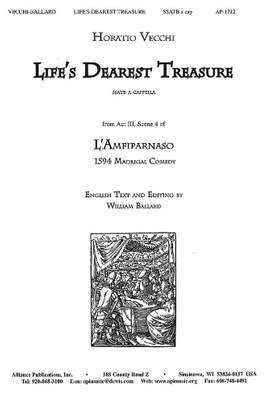 Horatio Vecchi: Life's Dearest Treasure