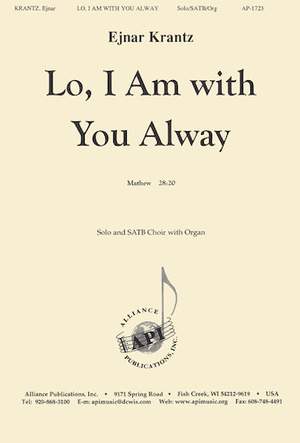 Ejnar Krantz: Lo, I Am with You Always
