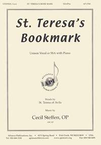 Cecil Steffen: St. Teresa's Bookmark/Let Nothing Disturb Thee