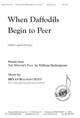 Bryan Beaumont Hays: When Daffodils Begin to Appear
