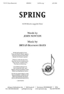 Bryan Beaumont Hays: Spring