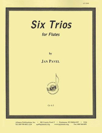 Six Trios For 3 Flutes
