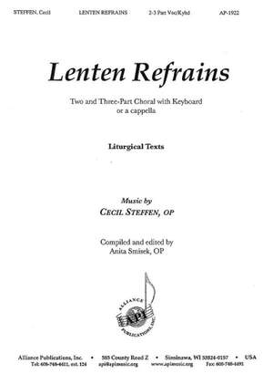Cecil Steffen: Lenten Refrains
