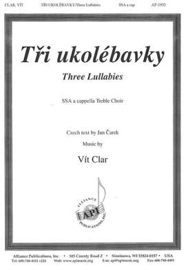 Viteslav Clar: Three Lullabies
