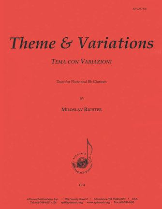 Theme & Variations For Fl & Clnt