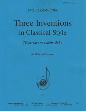 Evzen Zamecnik: Three Inventions in Classical Style