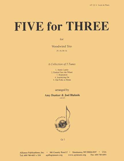 Five For Three - Ww 3(fl, Ob, Cl)