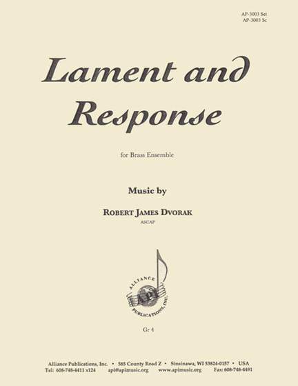 Lament And Response - Br Ens - Set