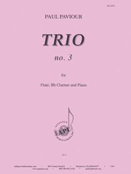 Paul Paviour: Trio No. 3, Op. 9